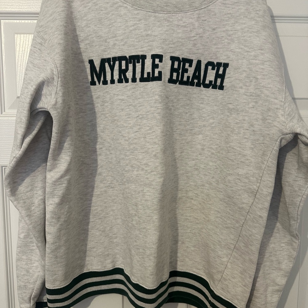 Myrtle Beach Gray Sweater